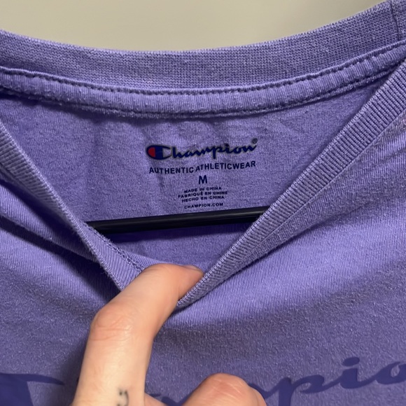 Purple Champion short sleeve tee - Picture 3 of 3